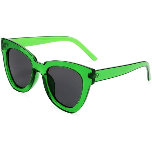 FEISEDY Retro Cat Eye Sunglasses Women Men Vintage Square Cateye UV400 Sunglasses B2586