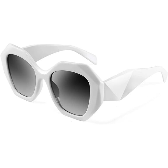 FEISEDY Retro Cateye Sunglasses Women Oversized Vintage Cat Eye Shades UV400 Lenses B2817