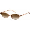 thumbnail image 1 of FEISEDY Retro Oval Cat Eye Sunglasses for Women 90s Narrow Lightweight Shades Y2k Trendy Sunnies B0257, 1 of 13
