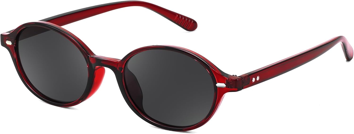 Retro Oval Polarized Sunglasses Small Narrow 90s Trendy Y2k Shades Amazon.com: Trendy Retro Oval Sunglasses Women 90s Small Y2K  main image 2