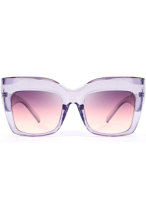 Retro Overesized Cat Eye Sunglasses Women Men Square Cateye UV400 Sunglasses B2629
