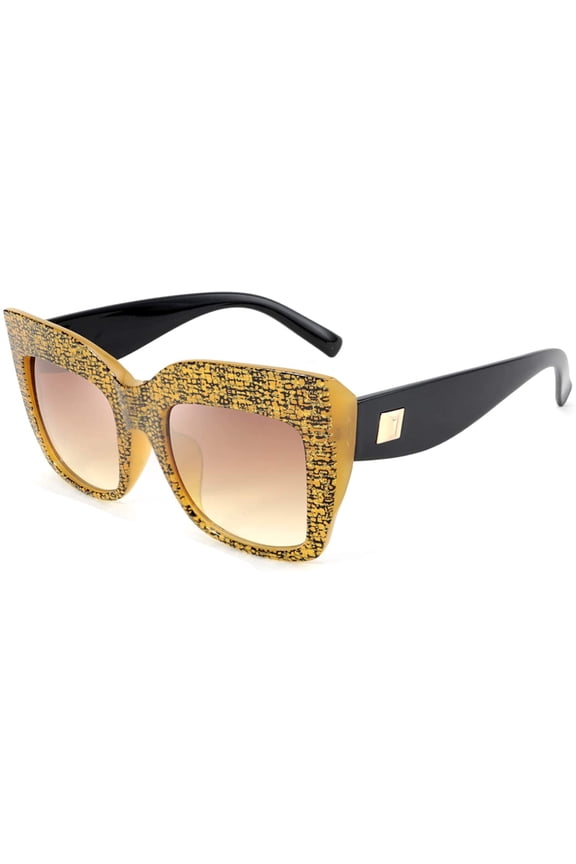 Retro Overesized Cat Eye Sunglasses Women Men Square Cateye UV400 Sunglasses B2629