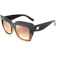 thumbnail image 1 of FEISEDY Retro Overesized Cat Eye Sunglasses Women Men Square Cateye UV400 Sunglasses B2629, 1 of 16