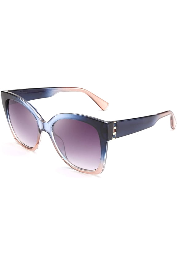 Retro Oversized Square Sunglasses Stylish Colorful Frame Chic Eyewear for Woman and Men B2597