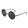 thumbnail image 1 of FEISEDY  Retro Round Polarized Sunglasses Women Men Spring Hinge Metal Frame B2528, 1 of 8