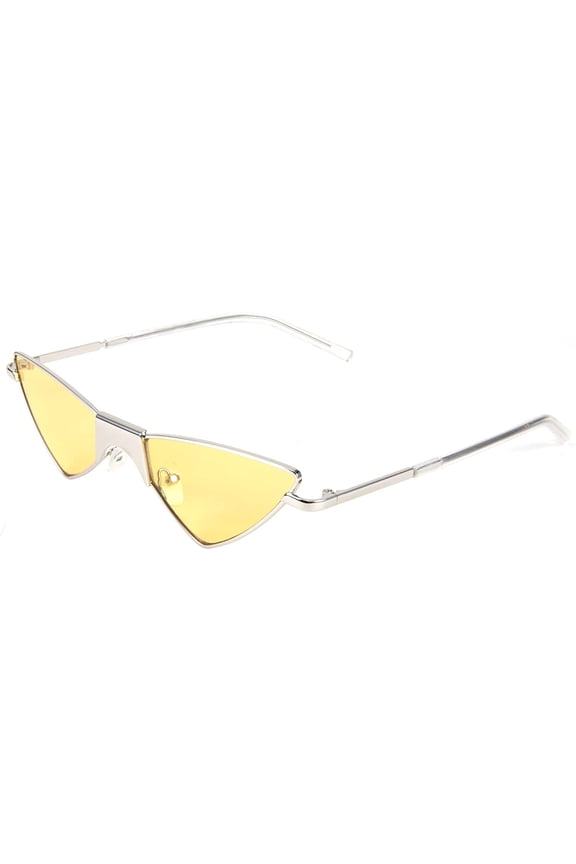 Small Cat Eye Sunglasses Women PUNK Party Metal ROCK Candy Color Glasses B2721