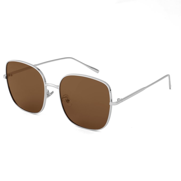 FEISEDY Small Square Polarized Sunglasses for Men and Women  display picture 3