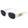 thumbnail image 1 of FEISEDY Small Square Sunglasses for Women Men Vintage Trendy Irregular Sunglasses B2322, 1 of 15