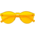 thumbnail image 1 of FEISEDY Stylish Round Transparent Lens Rimless Frame Sunglasses B1895, 1 of 15