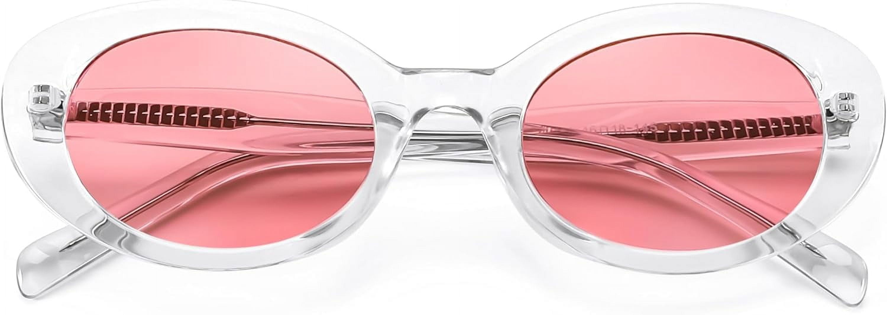 FEISEDY Sunglasses Womens, Retro Oval Cateye Sun Glasses Men  display picture 1