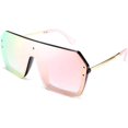 thumbnail image 1 of FEISEDY Unisex Adult Classic Siamese One Piece Sunglasses Rimless Stylish Retro Design for Men B2574, 1 of 15