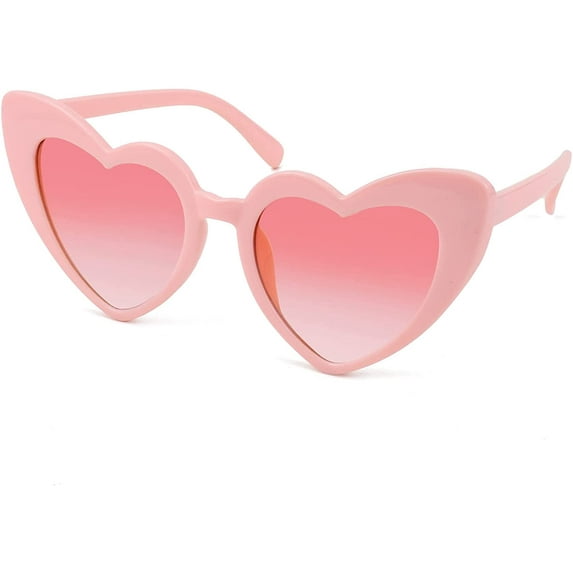 FEISEDY Vintage Heart Shaped Sunglasses Women Stylish Love Eyeglasses B2421-P1