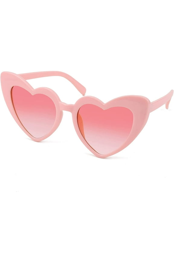 Vintage Heart Shaped Sunglasses Women Stylish Love Eyeglasses B2421-P1