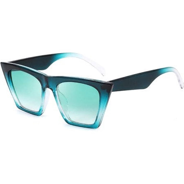 Vintage Square Cat Eye Sunglasses Women Trendy Cateye Sunglasses B2473 FEISEDY Vintage Square Cat Eye Sunglasses Women Trendy  main image 2