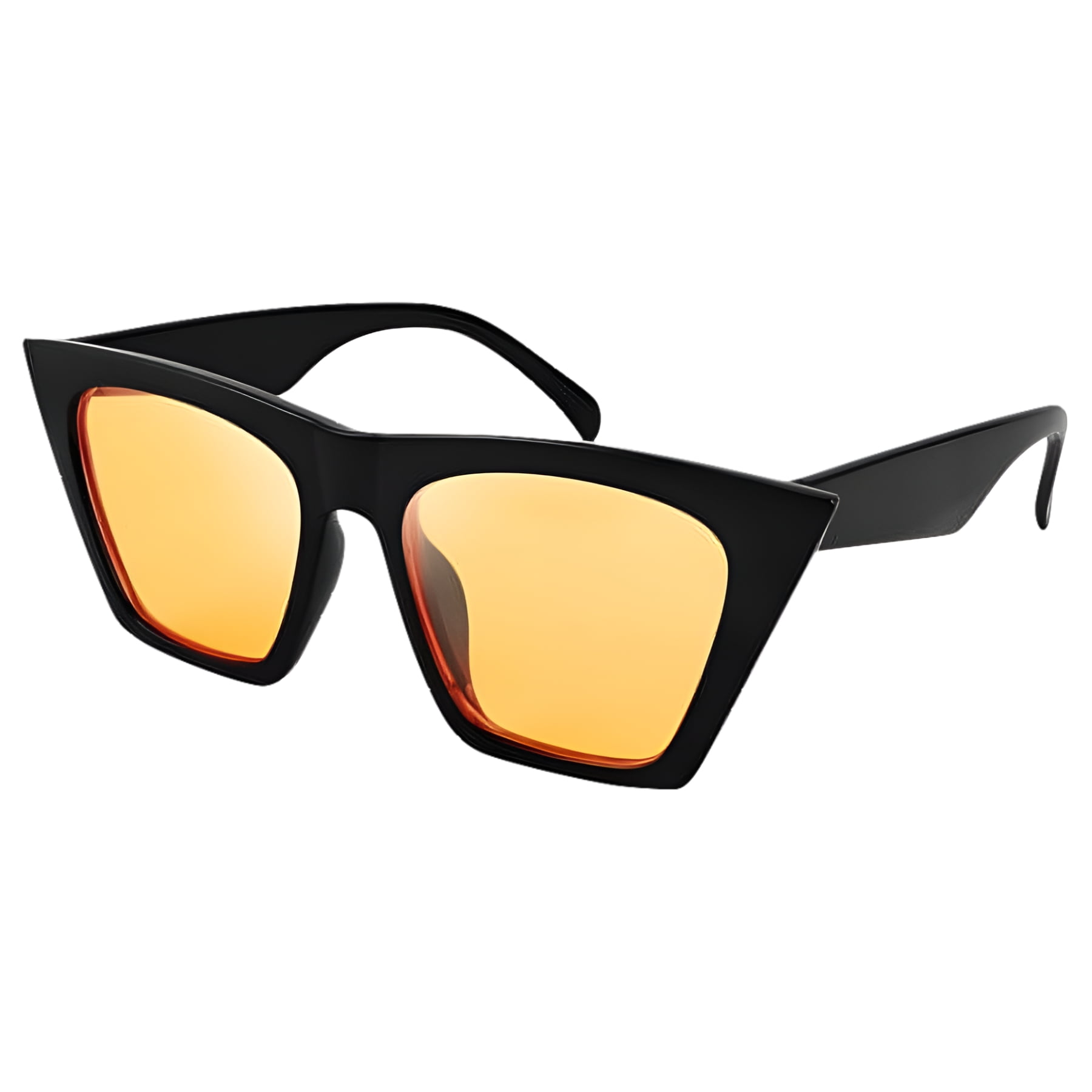 FEISEDY Vintage Square Cat Eye Sunglasses, UV400, Trendy for  display picture 1