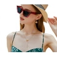 thumbnail image 1 of FEISEDY Vintage Square Cat Eye Sunglasses Women Trendy Cateye Sunglasses B2473, 1 of 6