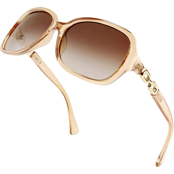 FEISEDY Vintage Square Polarized Sunglasses for Women 100% UV400 Outdoor Driving Fashion Sunglasses B2526