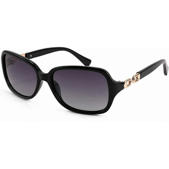 FEISEDY Vintage Square Polarized Sunglasses for Women 100% UV400 Outdoor Driving Fashion Sunglasses B2526