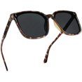 thumbnail image 1 of FEISEDY Women Oversized Vintage Polarized Sunglasses Square Cute Trendy Classic Simple Men B2758, 1 of 15
