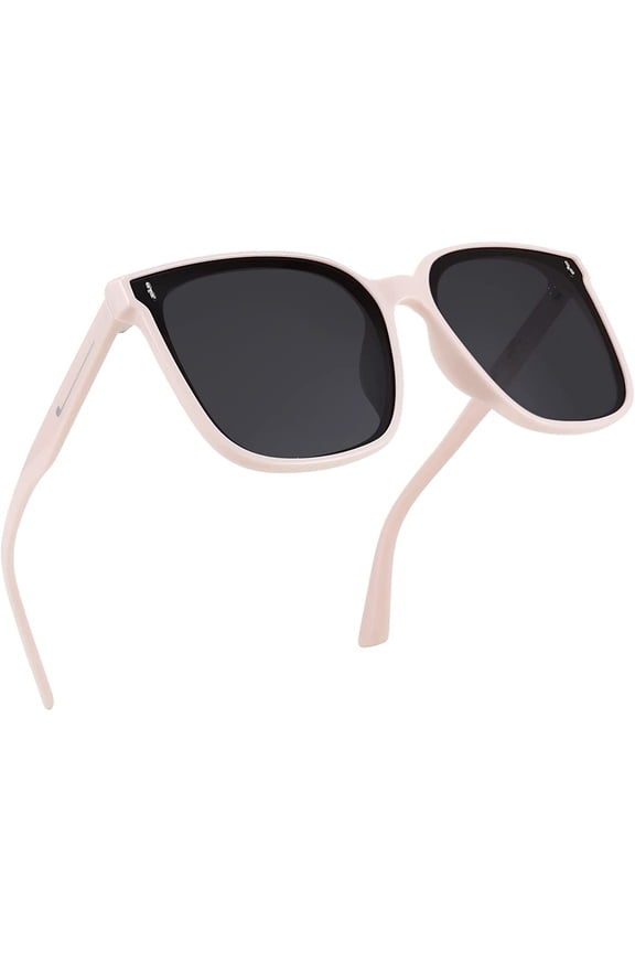 Women Oversized Vintage Polarized Sunglasses Square Cute Trendy Classic Simple Men B2758