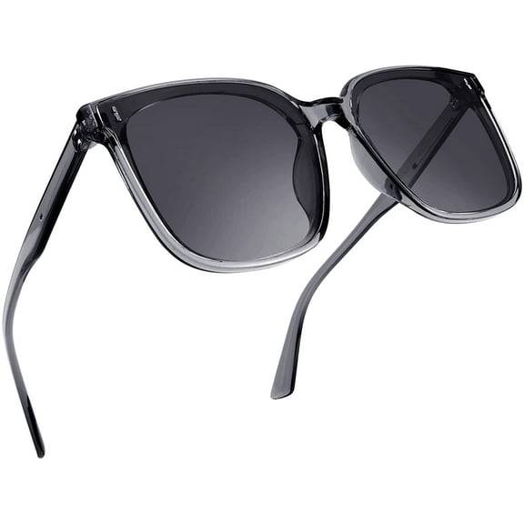 FEISEDY Women Oversized Vintage Polarized Sunglasses Square Cute Trendy Classic Simple Men B2758