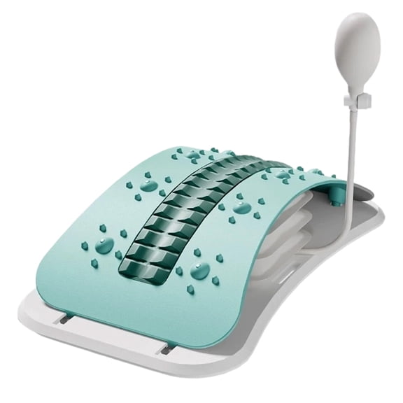 FEISHENTT Adjustable Back Stretcher for Spinal and Yoga with Acupressure Nodes Deep Tissue Massage Tool