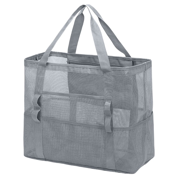 FEISHENTT Extra Large Mesh Travel Organizer Bag Lightweight Foldable Storage Pouch For Beach Pool Swim Camping Accessories Towels