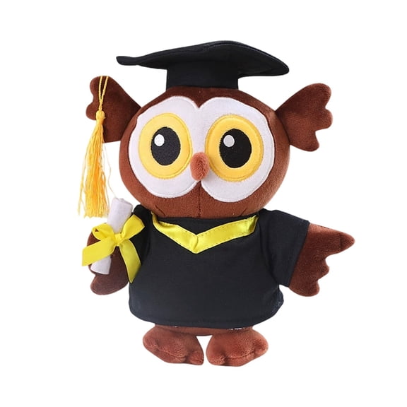 FEISHENTT Personalized Graduation Owl 2026 Custom Name Graduation Stuffed Animal Monogrammed Graduation Plush Grad Gifts for Kids Him Her PreK Kindergarten High School College