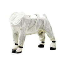 FEISHENTT Pet Anti Dust Pants, Anti- Waterproof Rain/Snow Boots with Adjustable Suspender, Dog Paw Protector Shoes Protective Windproof Raincoat