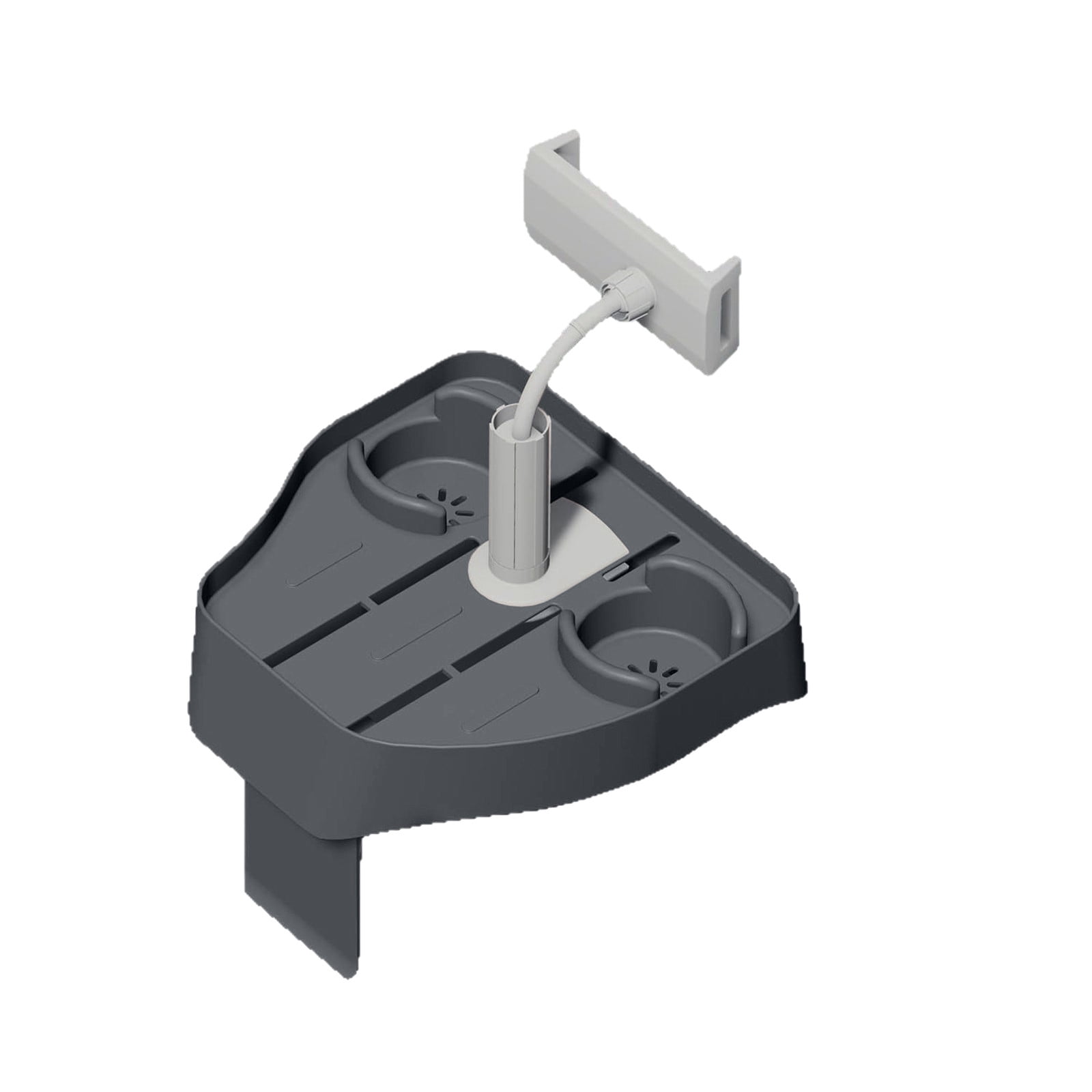 FEISHENTT Universal Adjustable Hot Tub Tray Table with Integrated Cup and Phone Holder Outdoor Spa Pool Caddy Accessory