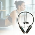 thumbnail image 1 of FEISHENTT Wireless Bluetooth 5.0 Neck Earbuds with 100 Hours of Playback, IPX5 Waterproof Sports Earphones with Microphone, , for Gym Running Exercises, 1 of 7