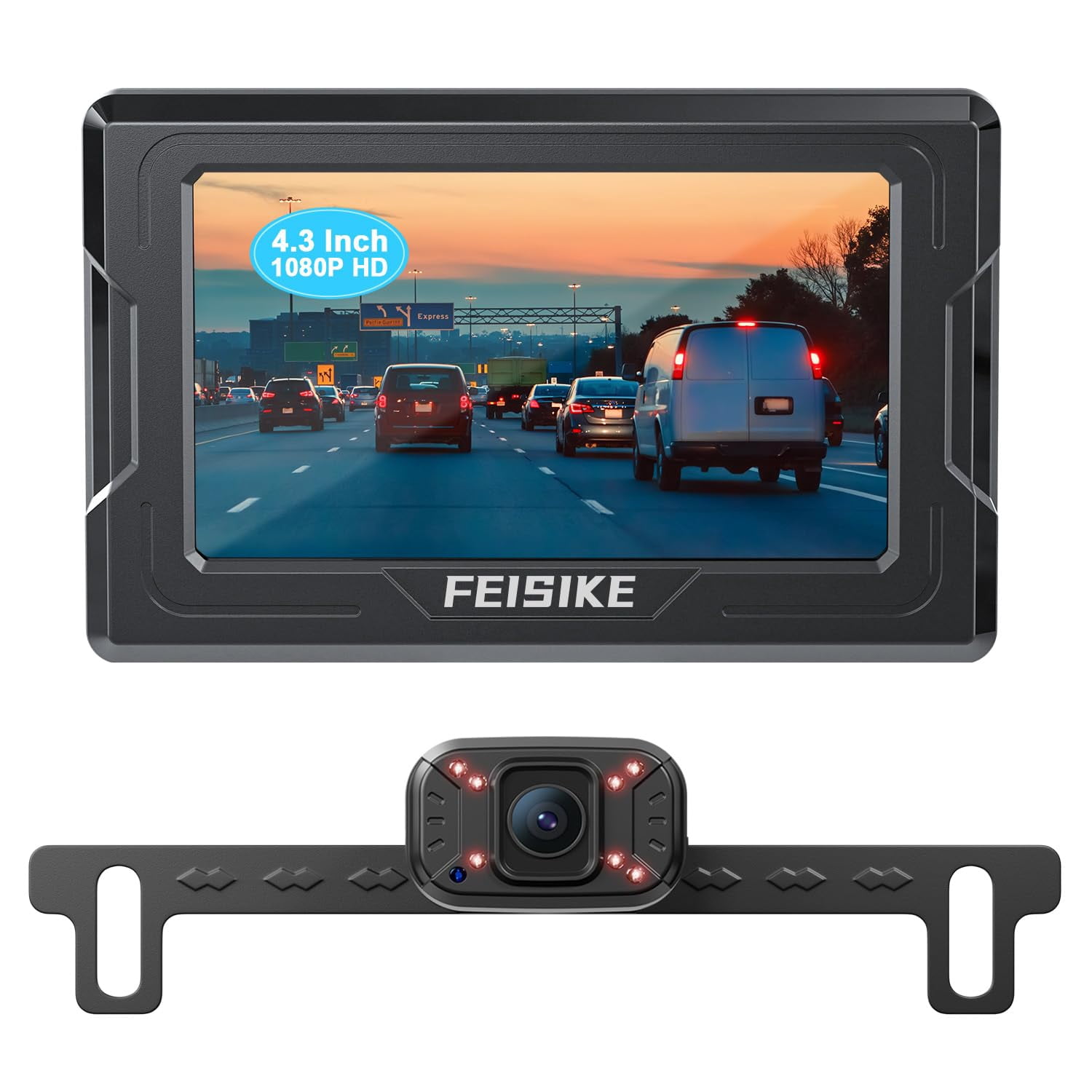 Veemoon 1080P Backup Camera System - 190° Wide Angle, IP68 Waterproof, Night Vision For Truck, RV, Car - View #4