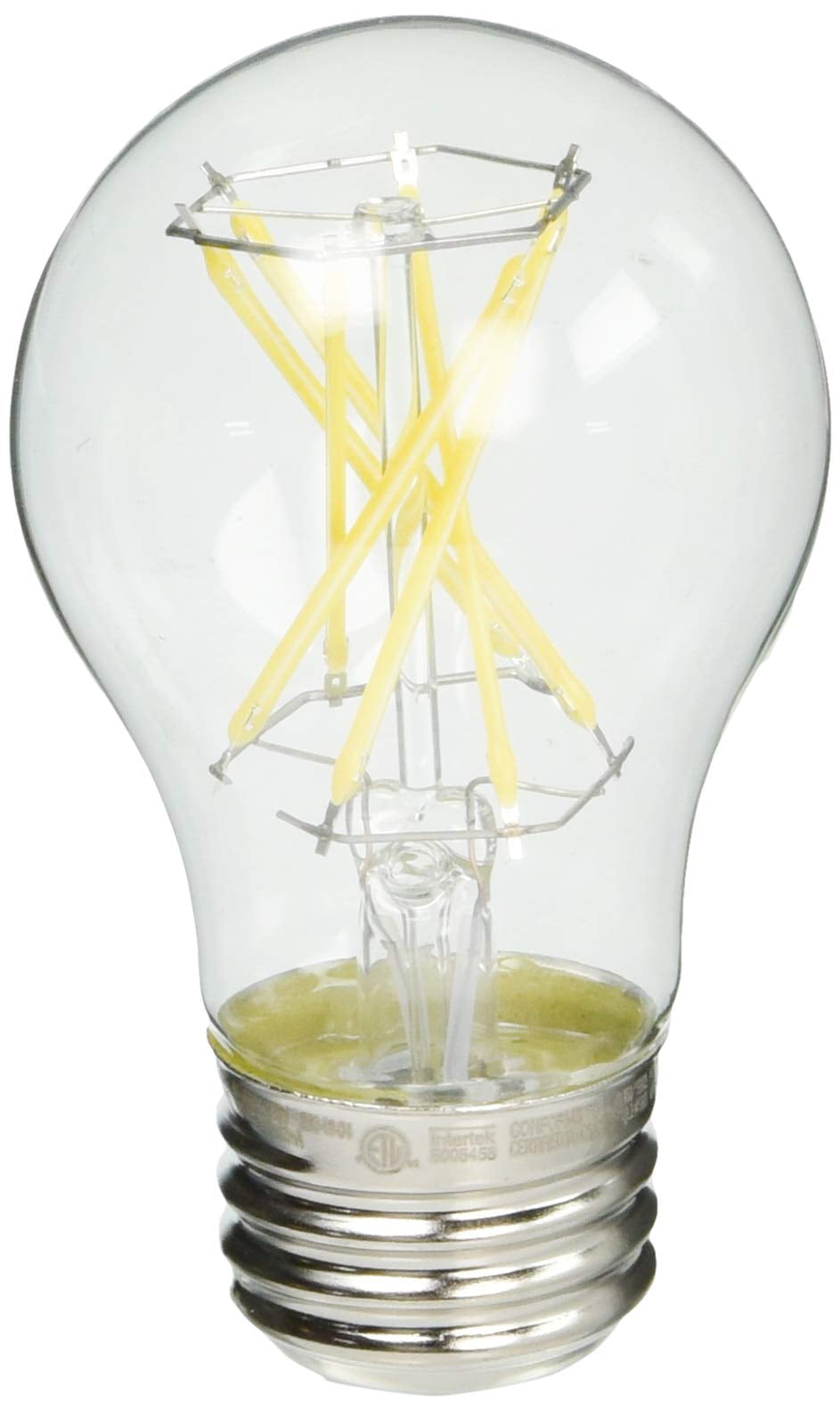 60-Watt Equivalent Clear Glass LED Filament Bulbs, Soft White (2-Pack)