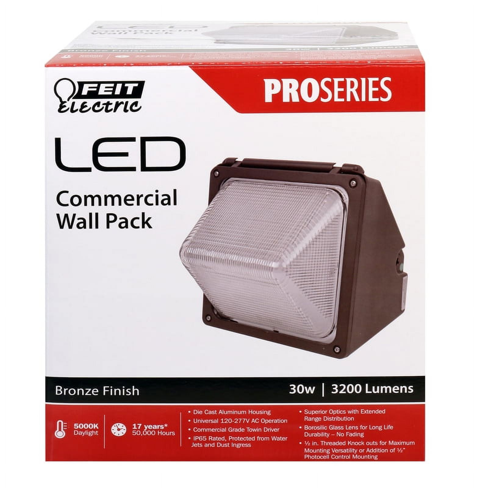 FEIT Electric 30 watt 1 lights LED Wall Pack