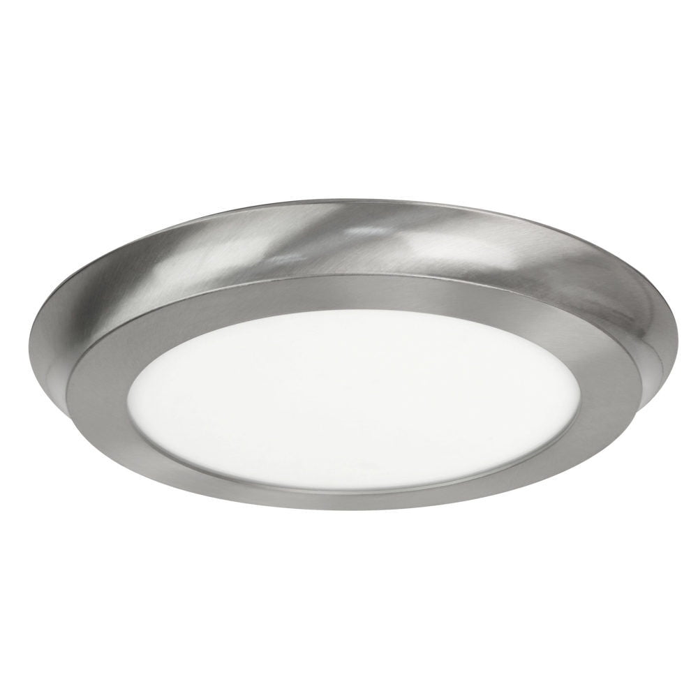 FEIT Electric LED 2 in. H x 15 in. W x 15 in. L Nickel LED Flat Panel Light Fixture