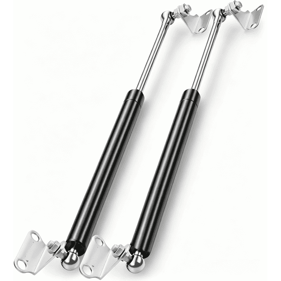 FEIYONG 20 Inch 200Lbs Gas Struts 2 Pack with Brackets, Heavy Duty Hydraulic Lift Shocks for RV Bed Trailer Lid Basement Door 160-220lbs