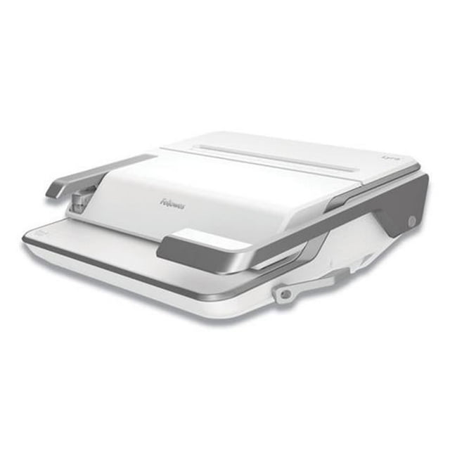 FEL 3-in-1 Machine Binding & Staplers Lyra Center - 300 Sheet Bind - White & Gray