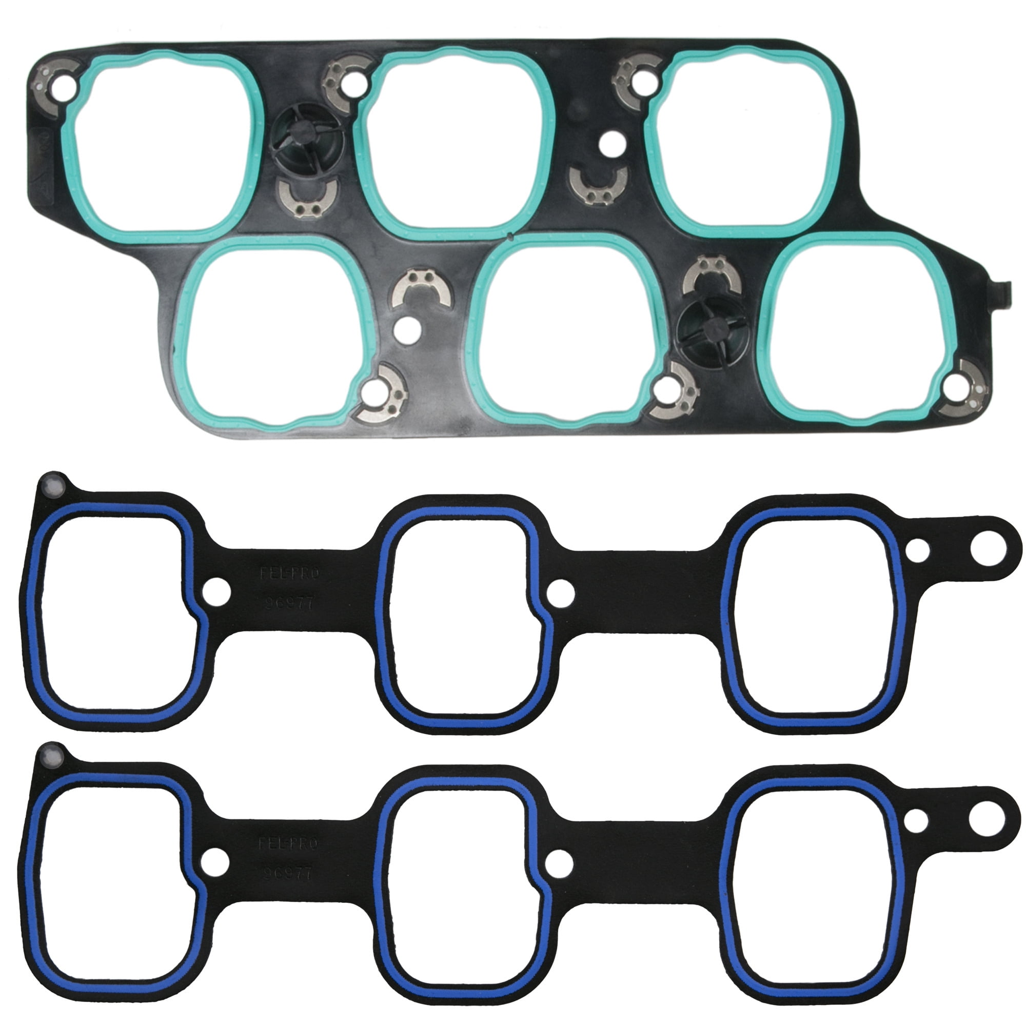 FEL-PRO MS 96974 Intake Manifold Gasket Set Fits select: 2007-2008 GMC ACADIA, 2008 BUICK ENCLAVE