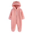 thumbnail image 1 of FELEMO Newborn Infant Toddler Winter Romper(Orange/3#), 1 of 5