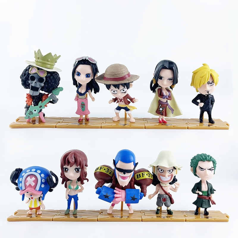 FELICIA One Piece Anime PVC Action Figure Set, 10 Pieces - Walmart.com