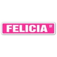 thumbnail image 1 of FELICIA Street Sign Childrens Name Room Sign | Indoor/Outdoor |  36" Wide, 1 of 5