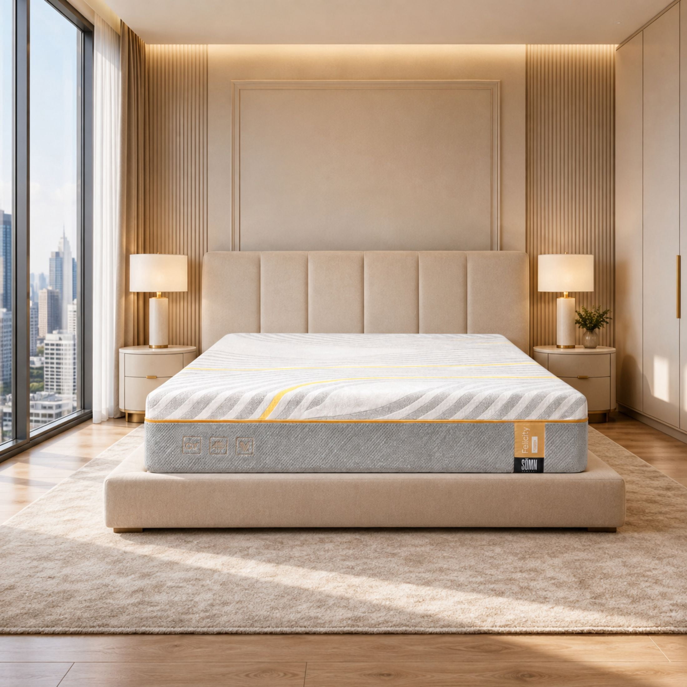 Felicity by Sömn Company 8" Copper Infused Memory Foam Mattress, Full
