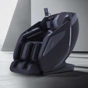 FELIDOMUS Full Body Zero Gravity Massage Chair with Body Scan, 4D Intelligent Shiatsu Strecth Massage, SL Track Massage, Back/Leg Heated, AI Voice Control and Bluetooth,Black