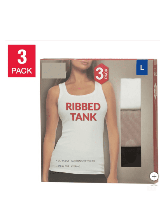 RIBBED TANK 3 PACK (S-XL)