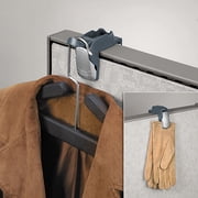 FELLOWES 7501101 Coat Hook and Clip,Black