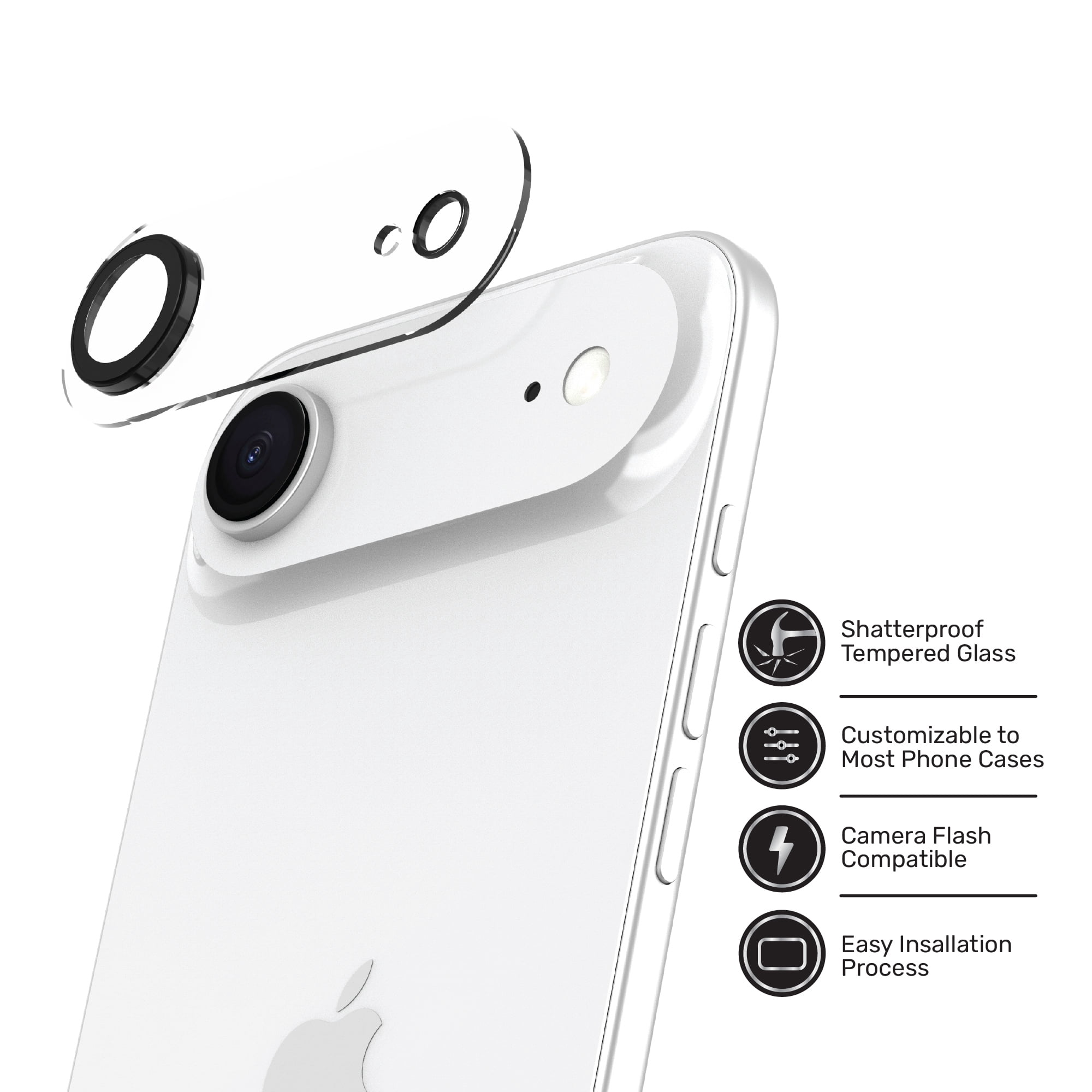 DuraGlass Camera Glass Protector for iPhone 17 Air
