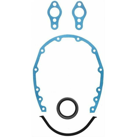 FELPRO TCS51241 Gaskets- Timing Cover- Cork-Rubber- Chevy- Small Block- Kit