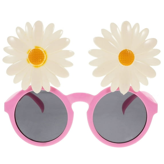 FELTECHELECTR Luau Party Glasses Novelty Funny Eyewear Multi-Colored 1 Pair 5.5X5.5X2.4In ABS
