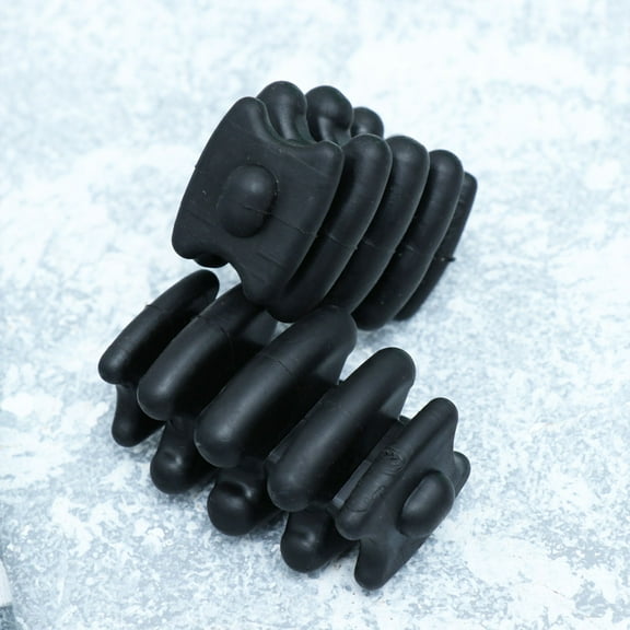 FELTECHELECTR 1 Pair Rubber Bow Stabilizer for Vibration Reduction and Noise Reduction Square Black 6x2x2in