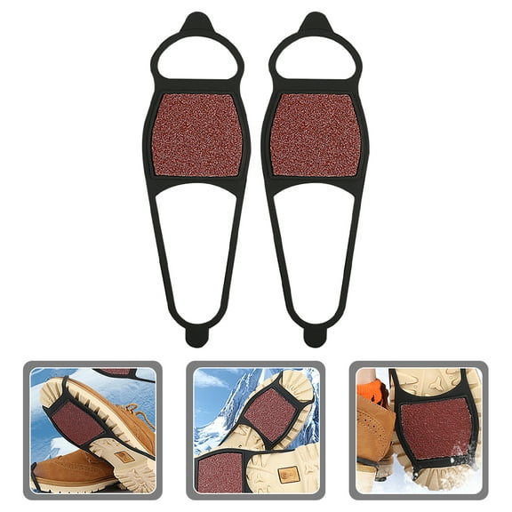 FELTECHELECTR Hiking Shoe Grips Snow Shoe Covers Silicone 1 Pair For Outdoor Adventure